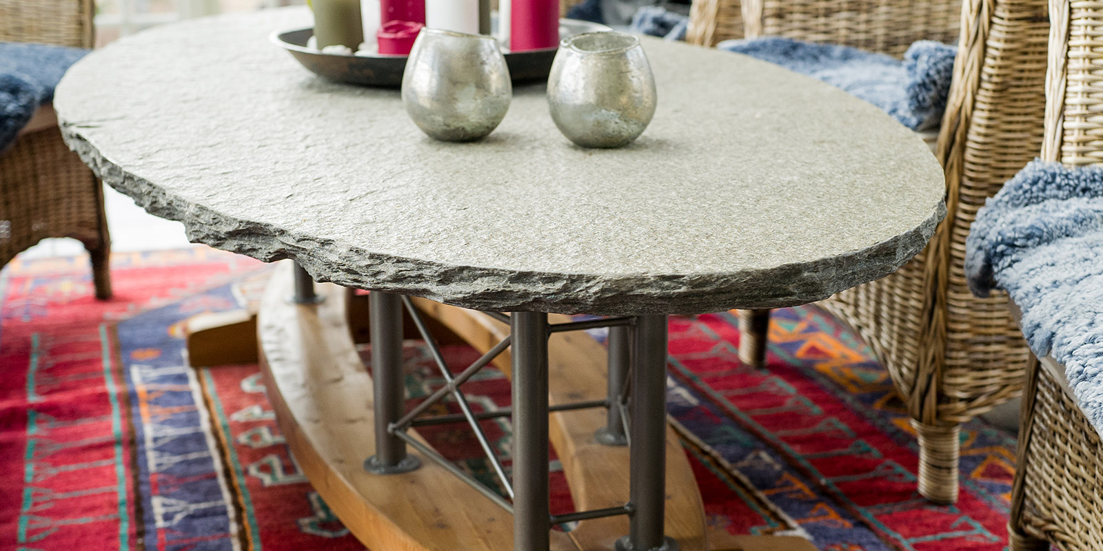 M&ouml;beldesign &ndash; skifferbord